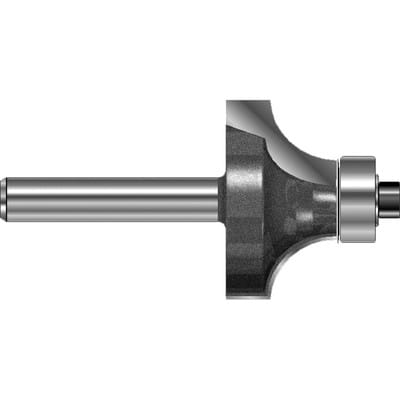 Projahn Abrundfräser mit Kugellager D 25,4 mm, L 45,4 mm, L2 13,5 mm