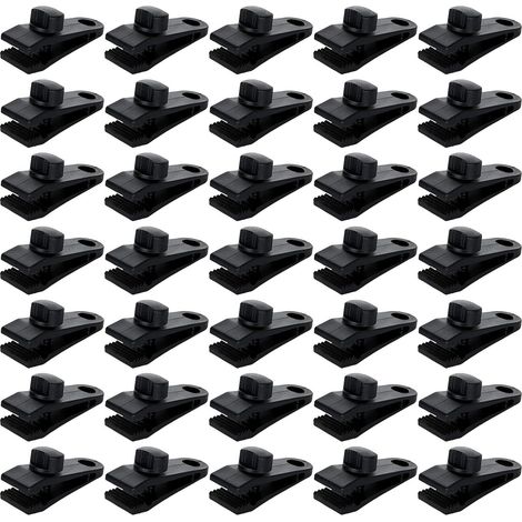 Packung Mit 30 Zeltplanenclips, Abschließbare Planenklemmen Für Markisen, Campingplanen, Sonnensegel Und Poolabdeckungen