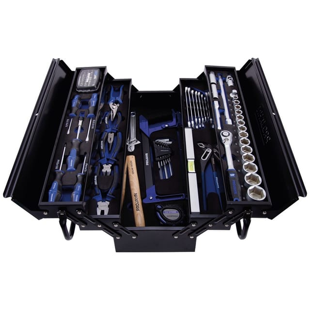 1/2 proficraft Metall Werkzeugbox, 84-tlg.. - Projahn