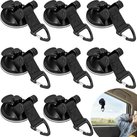 8-teiliges Saugnapf-ankerset, Multifunktionale Saugnapf-anker, Robuste Saugnapf-anker Für Auto-seitenmarkisen/zelte/wohnmobile/überdachungen/planen