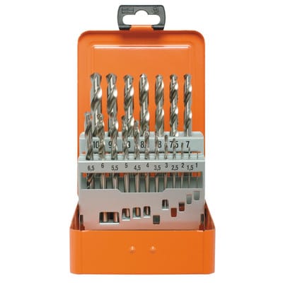 PROJAHN Bohrer-Kasette "ECO", 19 tlg., HSS-G, 1-10/0,5mm, Spiralbohrer kurz