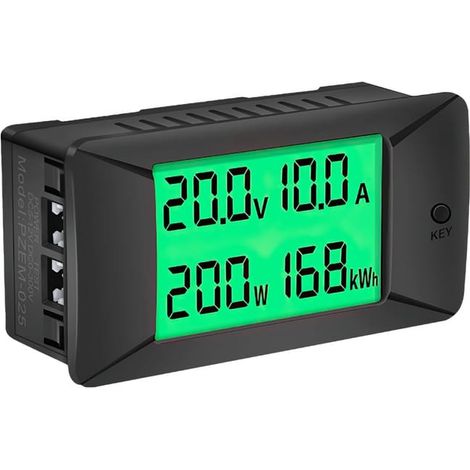 (100a) Digitales Amperemeter/voltmeter, Pzem 025 Gleichstrom-elektromessgerät, Voltmeter, Batterietester, Wattmeter 0300a/300v