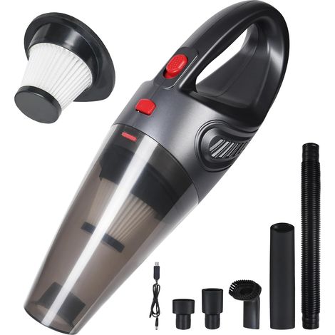Kabelloser Handstaubsauger, 4-in-1, Usb-ladefunktion, 8500 Pa Saugkraft, 120 W. Tragbarer Staubsauger Für Büro, Zuhause, Auto, Außenbereich Und Haustiere.