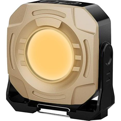 Wiederaufladbare Arbeitsleuchte Mit 2400 Lumen, 360° Drehbar, Tragbar, Für Kfz-bereich, Außenbeleuchtung, Lkw-inspektion Und Schweißen