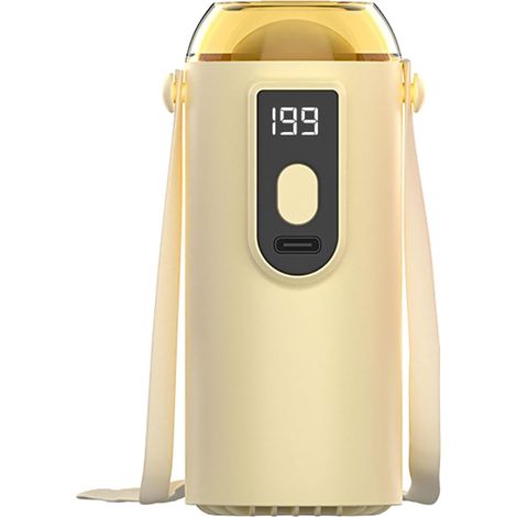 Kleiner Tischventilator Mit Klemme, Tragbares Digitaldisplay, 199 Geschwindigkeitsstufen, Geräuscharm, 360°-drehung, Kühlclip