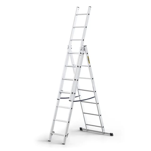 Awtools aluminiumleiter basic 3x7 stufen 150KG