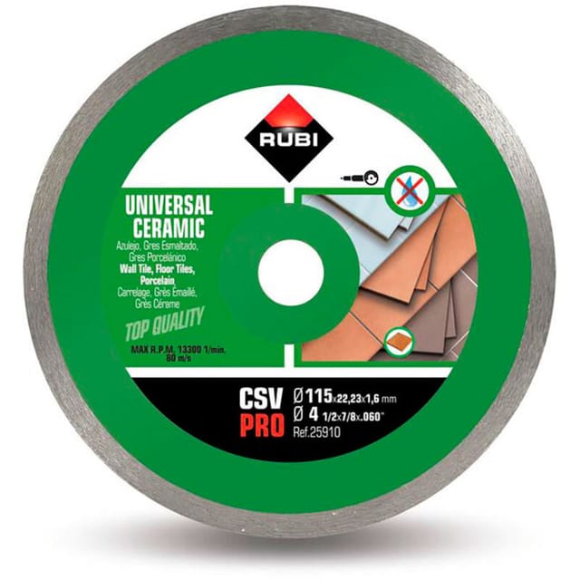 Rubi - Diamantscheibe csv 115 pro 25910
