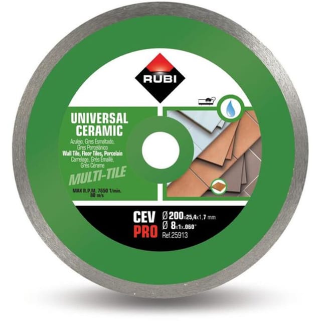 Rubi - diamantscheibe cev 200 x 25,4 mm pro