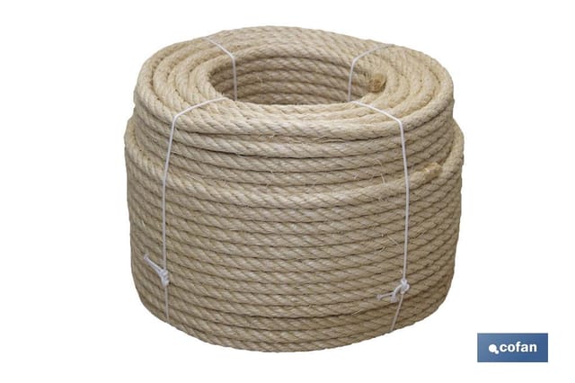 Sisalseil 4 Lagen 14 mm 100 m Natur