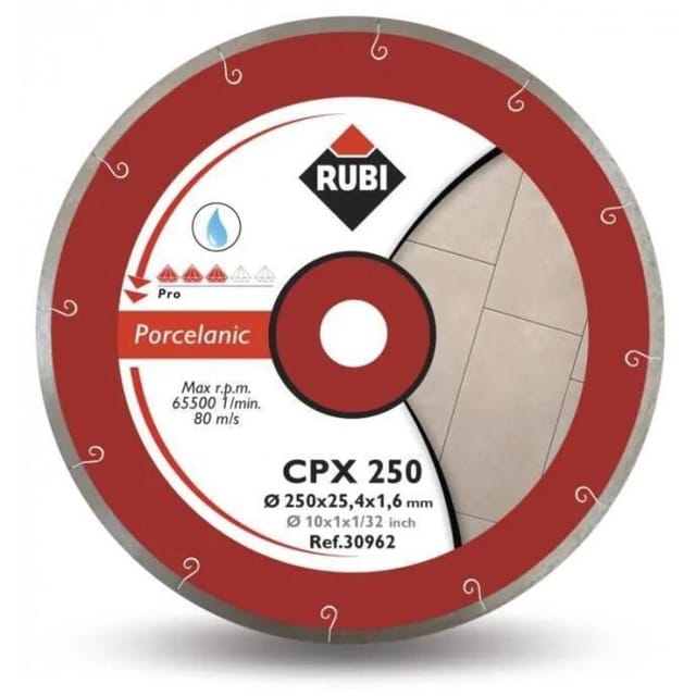 Rubi CPX 250 Pro Diamanttrennscheibe 250 mm J-SLOT