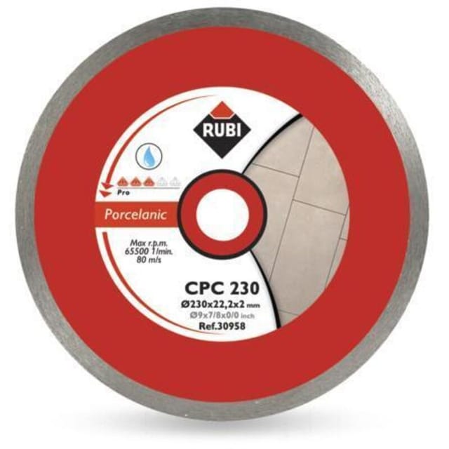 Rubi CPC 200 PRO Diamanttrennscheibe nass 200 mm