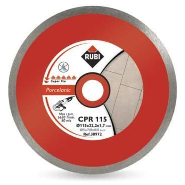 Rubi CPR 125 Superpro Diamantscheibe grau 125 mm