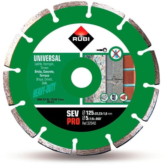 Rubi - Diamantscheibe sev 125 pro r32940