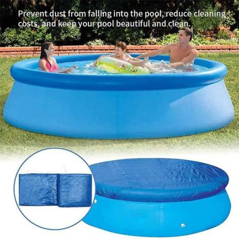Schwimmbadabdeckung – Rund – 183 Cm – Wasserdicht – Wetterfest