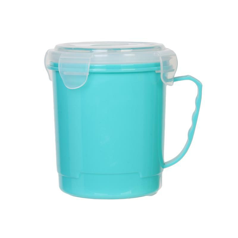 Suppentasse 630 Ml Blau Mit Henkel Und Deckel