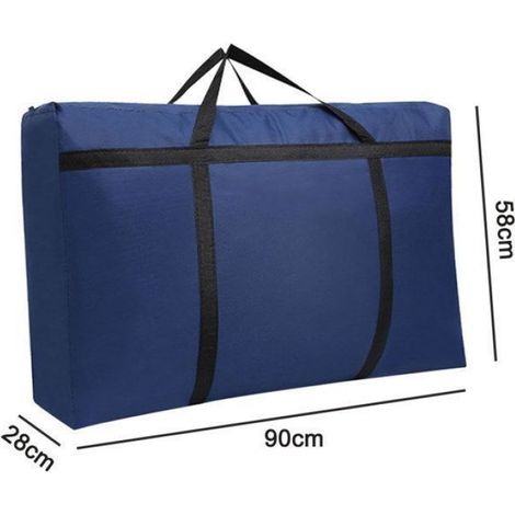 Aufbewahrungstasche (150 L) Für Bettdecken, Decken Und Kissen, Unterbetttasche Mit Verstärktem Griff Und Reißverschluss. Aufbewahrungshülle