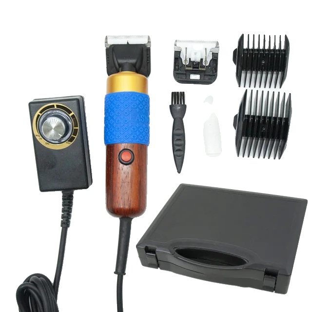 Elektrischer Teppichmäher, Geschwindigkeitsregelung, Holzgriff, Eu-stecker (ohne Ständer)