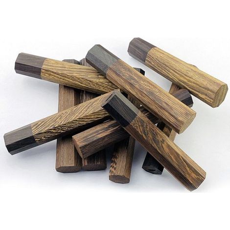 3 Japanische Küchenmesser, Ersatz-kochmesser, Achteckiger Holzgriff