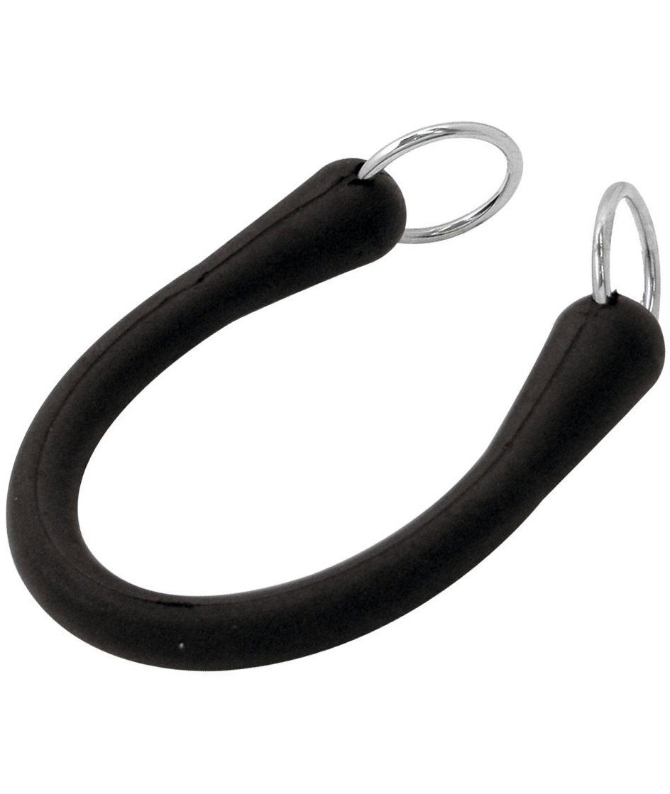 Elastische Gummischlaufe Mit Zwei Metallringen Am Ende