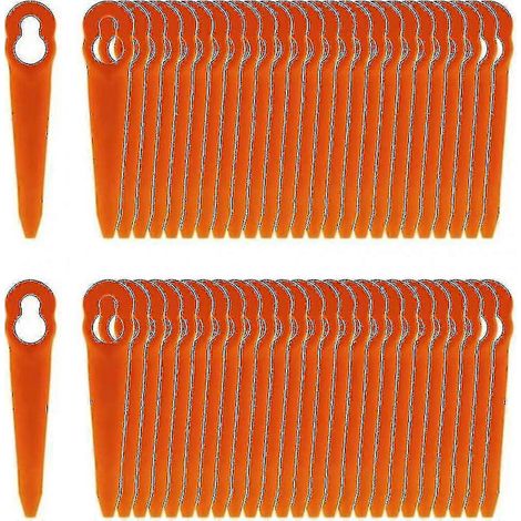 100 Kompatible Stihl Polycut 2-2 Und 3-2 Messer, L90 Breitrasenmähermesser Aus Abs-kunststoff, Farbige Messer
