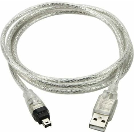 Usb-stecker Auf Firewire Ieee 1394 Adapterkabel. 4-poliger Ilink-stecker Für Sony Dcr-trv75e Camcorder.