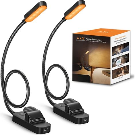 Set Aus 2 Bettleselampen Mit Einstellbarer Helligkeit