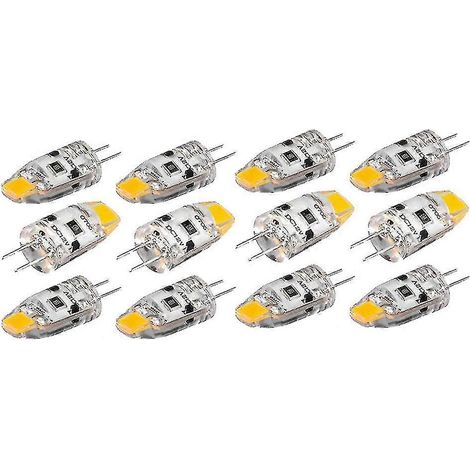 Packung Mit 12 Dimmbaren G4 12v Dc Led-lampen, 2w, 360° Abstrahlwinkel, Als Ersatz Für 15w Halogenlampen -1