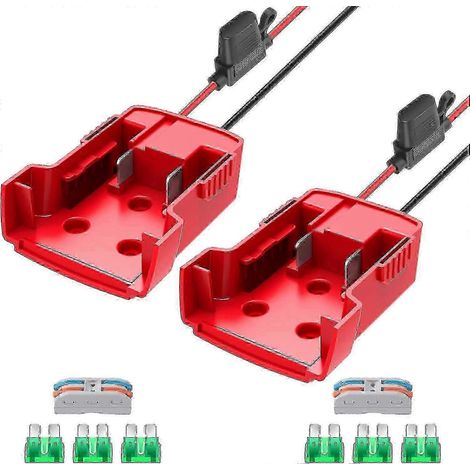 Antriebsradadapter Für Milwaukee M18 18v-akku Mit Stecker Und Traktionsanschluss 2 Für Die Verpackung