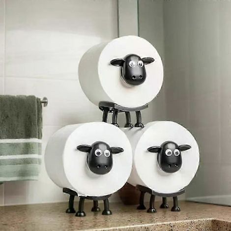 Set Mit 3 Toilettenpapierhaltern Mit Lammmuster, Badezimmer-organizer (lgl)