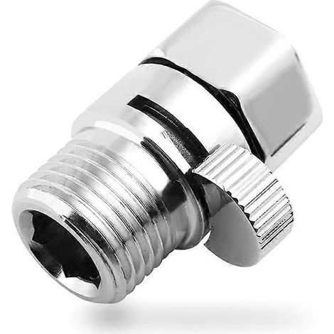 1/2"-absperrventil Aus Messing Für Duschkopf, Wassersparende Hebelarmatur, G1/2-durchflussregelventil Für Duschkopf Und Handbrause, Universell