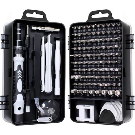 Mini 115-in-1 Präzisionsschraubendreher-set, Kleines Werkzeugset Inklusive Torx-schraubendreher Zum Zerlegen Von Laptops (macbook, Iphone Usw.).