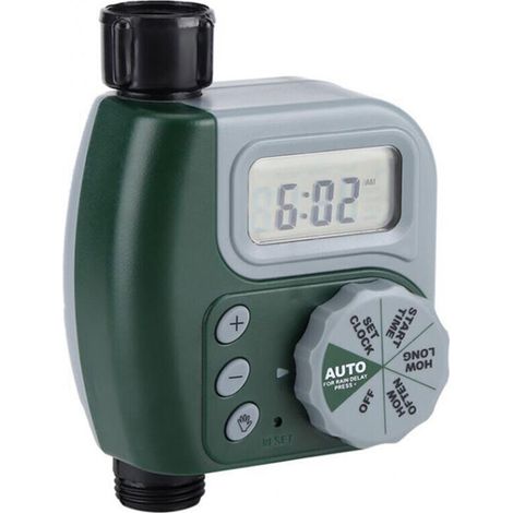 Bewässerungsuhr, Elektronische Automatische Bewässerungsuhr Für Den Garten, Wasserdichte Schlauchhahn-zeitschaltuhr Mit Lcd-anzeige Für Blumenbeete