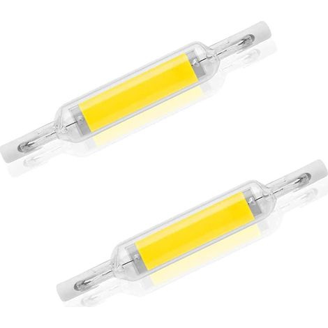 R7s 10w 78mm Led-lampen, Dimmbar, 6000-6500k, Entspricht 100w Halon J78, Doppel-r7s-sockel, 360°-abstrahlwinkel, Savi