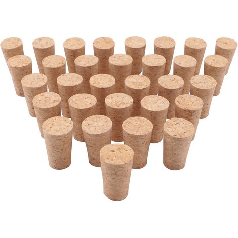Flaschenverschluss Aus Holz, Korken, Konischer Korken Für Bier- Oder Weinflaschen.