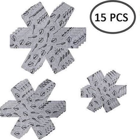 Topf- Und Pfannenschoner – 3 Größen (38 Cm, 35 Cm, 26 Cm) – 15er-pack