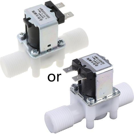 N/c-magnetventil, Wasser-/luftdurchflussschalter, 1/2", 24 V Dc