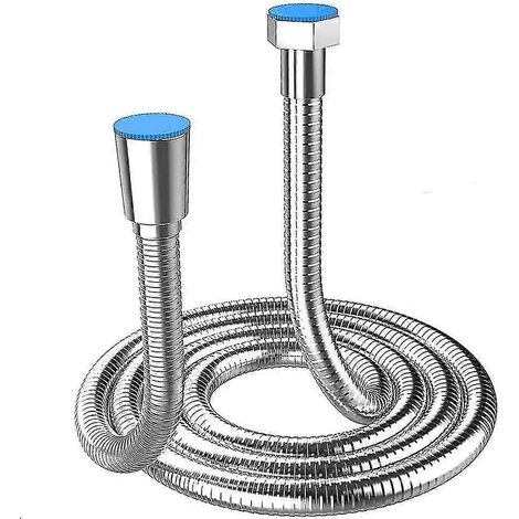 Extra Langer 5 M Edelstahl-duschschlauch Mit Massivem Messinganschluss, Universell, Platzfest, Verchromt (500 Cm) – Ce