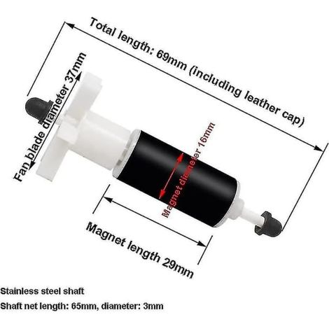 Pumpenturbine/rotor Für Lay-z-spa E02 Fix Whirlpool, 69 Mm
