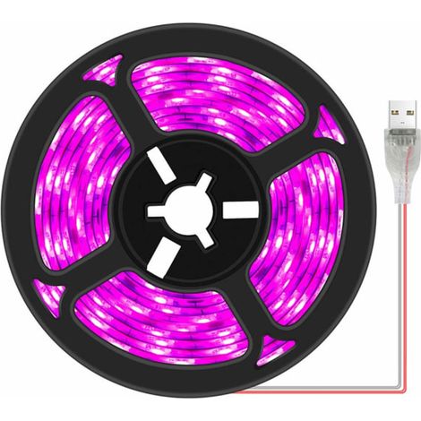 Led-lichtleiste Für Pflanzen, Wasserdicht Und Zuschneidbar, Geeignet Für Zimmerpflanzen, Insbesondere Sukkulenten, 1 Meter.