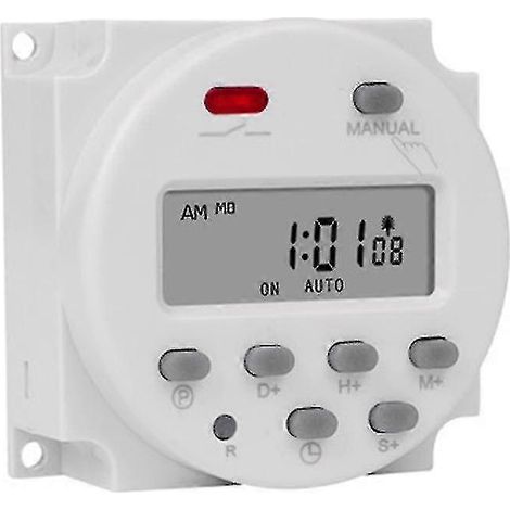 12-v-lcd-digitaltimer Mit 1-sekunden-intervall, Wochenzeitrelais-programmierer Cn101s-sy