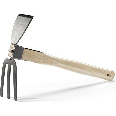 Gartenhacke, Gartengeräte, Hacke Und Rechen, Handhacke Mit Holzstiel Zum Auflockern Des Bodens Und Jäten