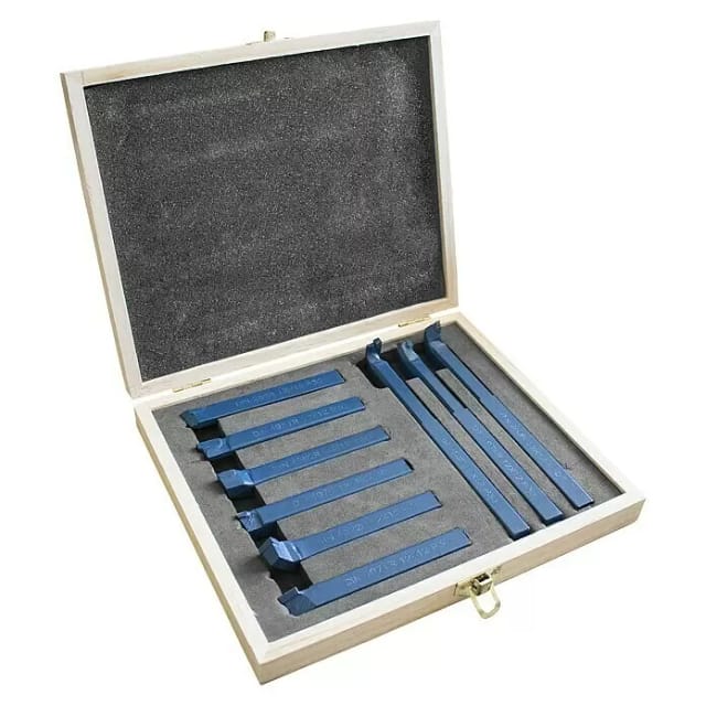 Güde Drehmeißel Drehstahl Set 9-tlg.12x12 mm in praktischer Aufbewahrungsbox