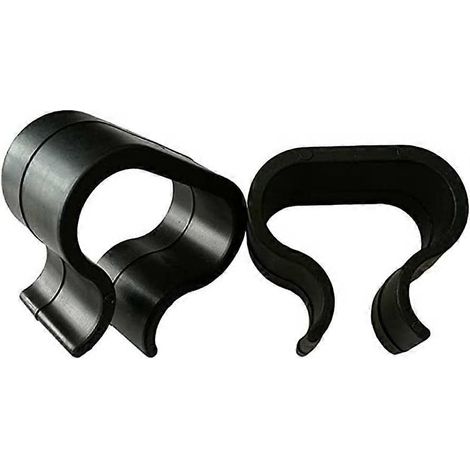 Set Mit 10 Befestigungsclips Für Gartenmöbel Aus Korbgeflecht, Rattansofas Und -stühlen (schwarz, Große Größe)