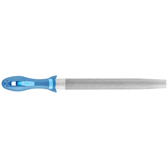 11235306 Werkstattfeile Halbrund-spitz Kreuzhieb 1 inkl. Ergonomie-Feilenheft Länge 300 mm 1 - Pferd