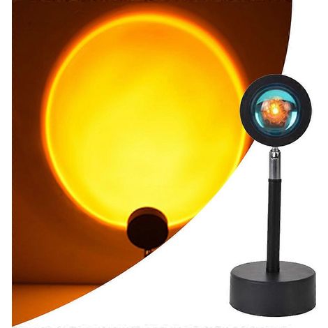 Sonnenuntergangslichtprojektor, Um 180 Grad Drehbares Led-nachtlicht, Sonnenuntergangslichtprojektor (sonnenuntergang)