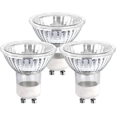 Packung Mit 5 Gu10 50w Halogenlampen Mit Reflektor, Dimmbar.