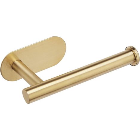 Toilettenpapierhalter (gebürstetes Messing), Wandmontierter Toilettenpapierhalter