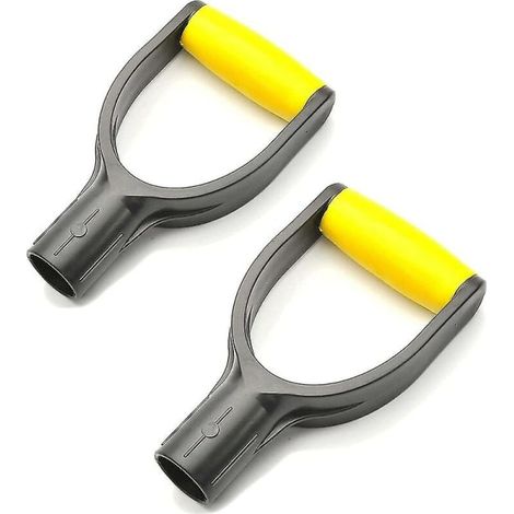 Spatenstiel Für Gartenrechen, 2 Stück, Gelb-schwarz