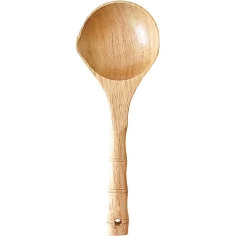 Saunakelle Aus Holz, Holzlöffel, Handgefertigte Schöpfkelle, Servierlöffel, Küchenkelle Aus Holz, Sieb