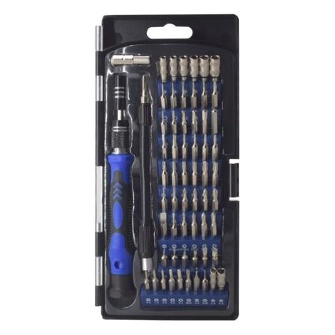 62-in-1 Präzisionsschraubendreher-set – 58 Cr-v-stahlbits – Ergonomischer Griff – Für Die Reparatur Elektronischer Geräte
